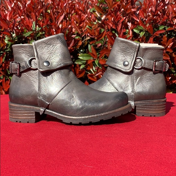 Jafa 492 Graphite Cuffed Ankle Boots Size 38 - Picture 8 of 10